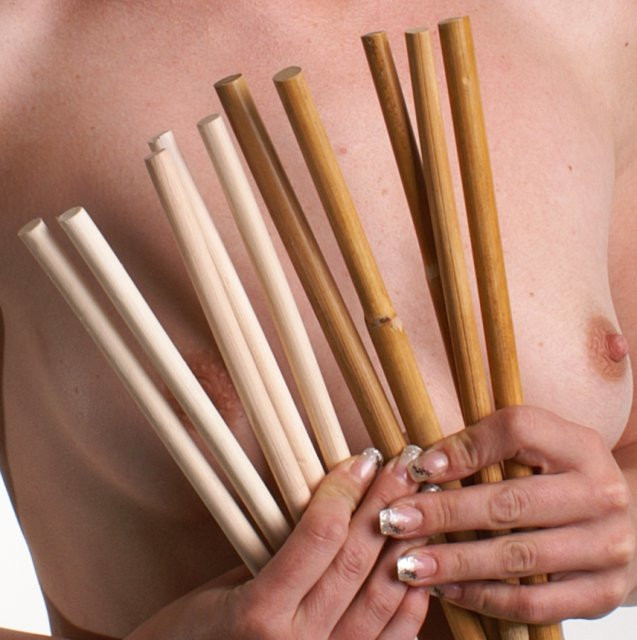 10er-Pack Rohrstöcke Mix geschält & ungeschält, Länge und Durchmesser wählbar!