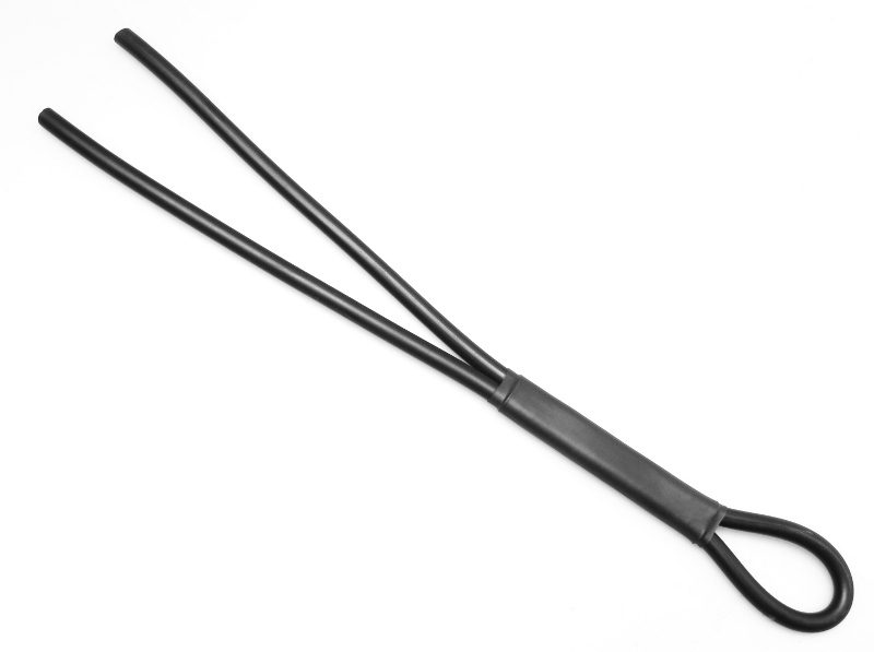 Gummi Peitsche - Rund-Gummi - böse - 10mm