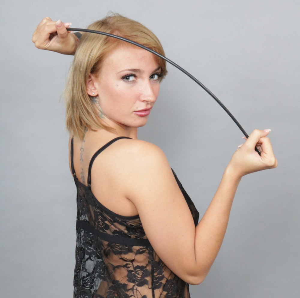 Kunststoff Cane - Ø 6mm, schwarz, Länge ca. 70cm