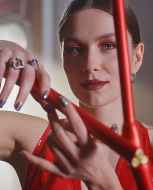 ROHRSTOCK - Cerberus - die Macht der DREI! ... rot, 3x 8mm